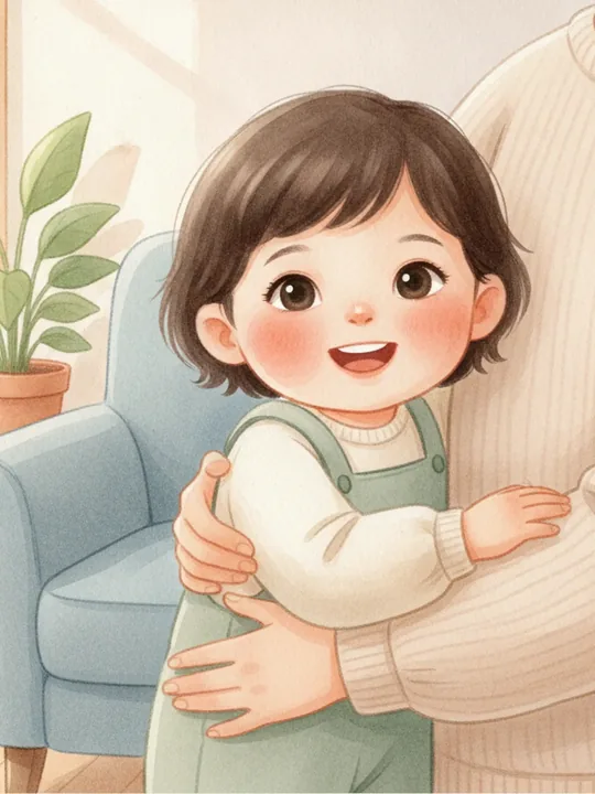 どんなときも だいすき の表紙の挿絵