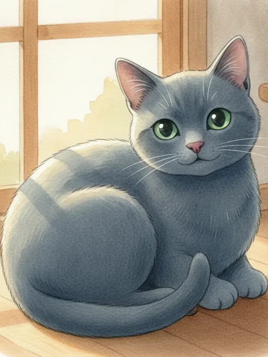 ひだまりの みーちゃん の表紙の挿絵