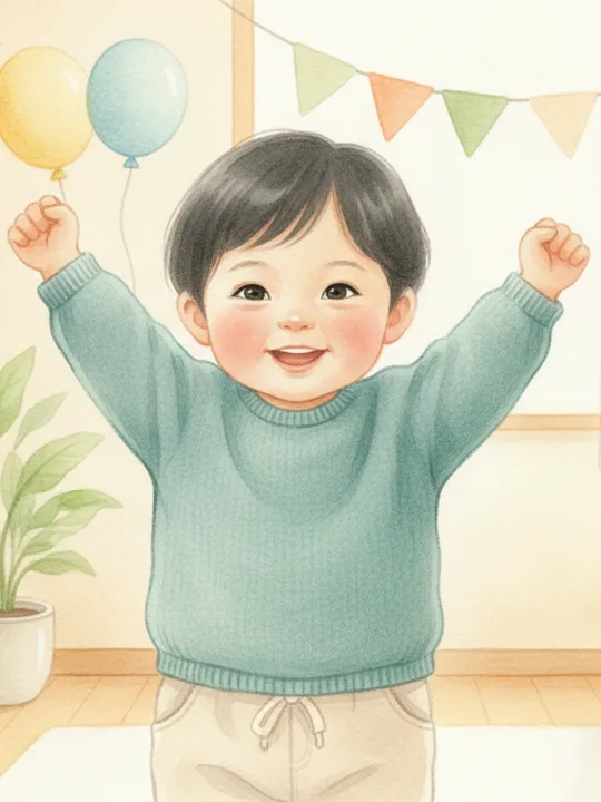 たんじょうびの よるに の表紙の挿絵